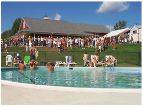The Pool area at Jones Pond Gay Campground New York