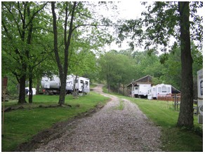 Trailers at Roseland Gay Campground Resort